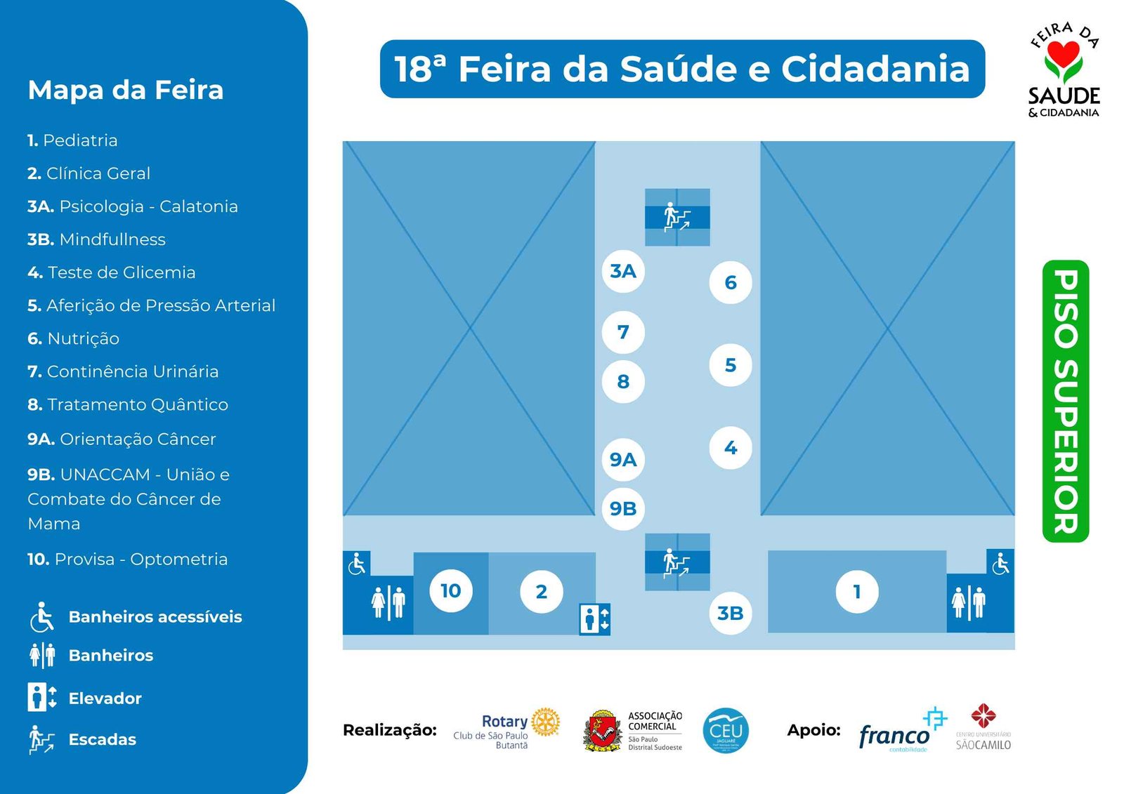 MAPA da Feira da Saúde e Cidadania 2024 (superior)